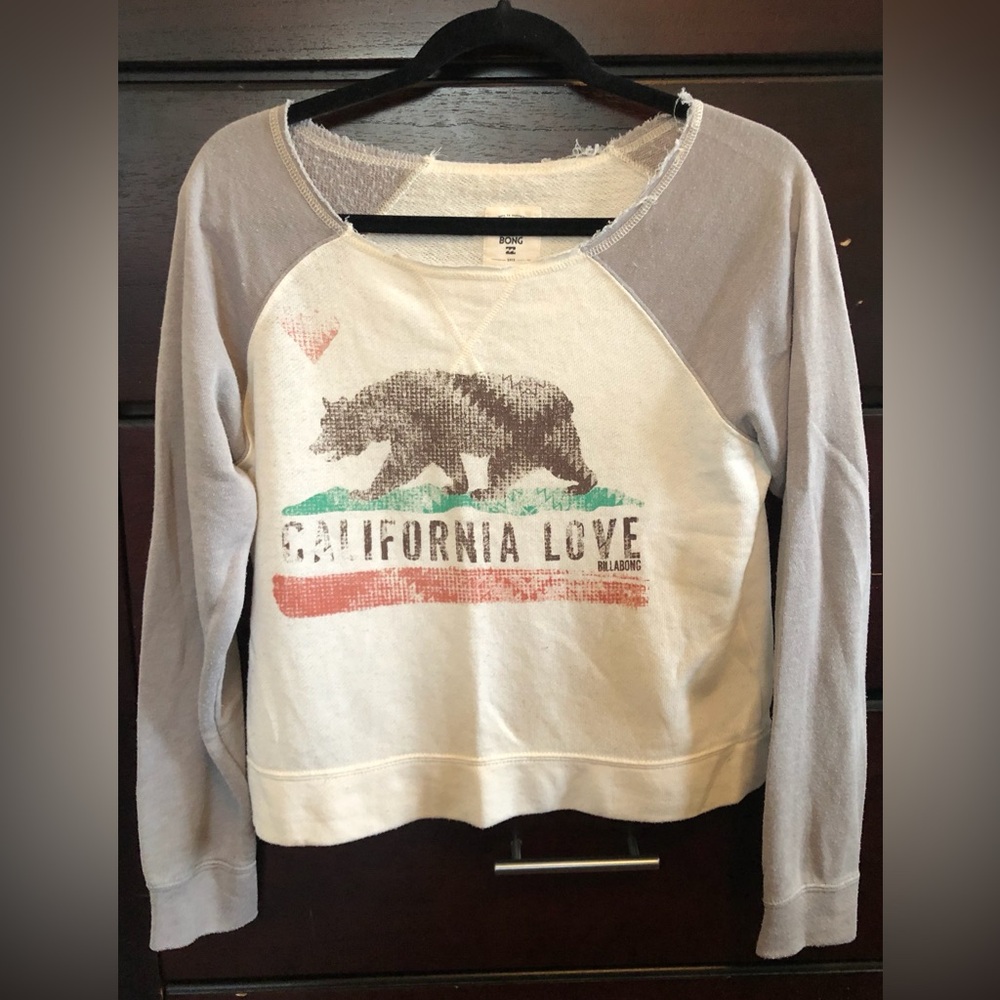 girls Billabong sweatshirt
